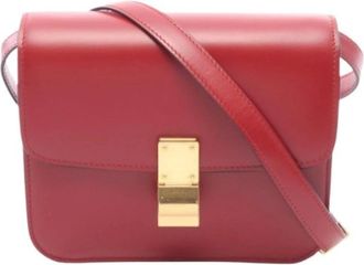 Celine Borsa a tracolla Pre-owned Classic Teen Box in pelle - - Pre-owned - Donna - Rosso - ONE SIZE