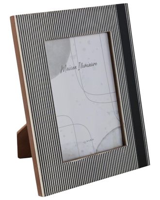 Sagebrook Home 4X6in Lines Photo Frame