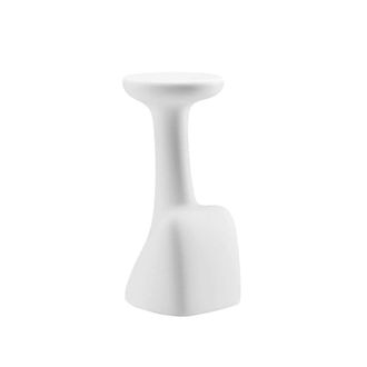Plust Taburete 75cm Dise&ntilde;o Moderno Polietileno Interior Exterior Armillaria S1 - Blanco
