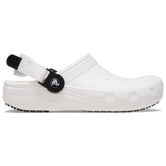 Crocs Classic Work Clog Sandalen - Unisex | wei&szlig;/grau