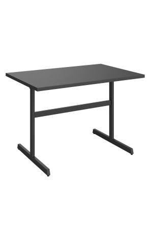 ambia GARDEN Gartentisch, Anthrazit, Metall, rechteckig, Flachrohr, 80x74x120 cm, platzsparend, Gartenm&ouml;bel, Gartentische, Gartentische