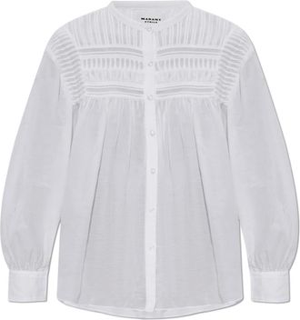 Isabel Marant Shirts, female, White, Size: 2XS Plalia Shirt
