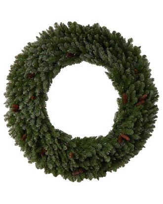 Nearly Natural 5Ft. Flocked Artificial Christmas Wreath