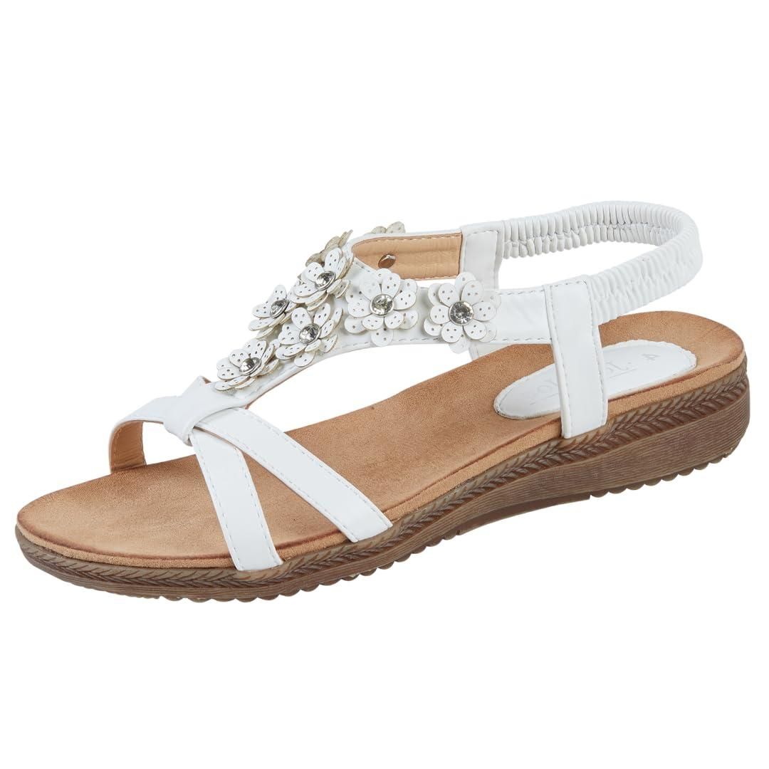 Wedge Sandals John Lewis White Sandals JOHN LEWIS Kiana Low Wedge
