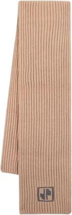 Patou Wollen Sjaal - Beige Biscuit - Dames - Wintersjaals - Beige - ONE Size - Wol - Accessoires