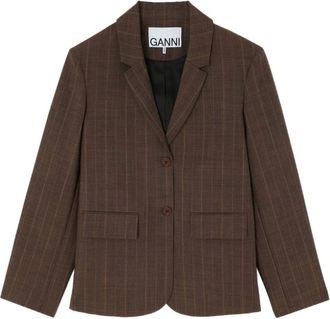 Ganni Donna, Giacche, Marrone, S, new