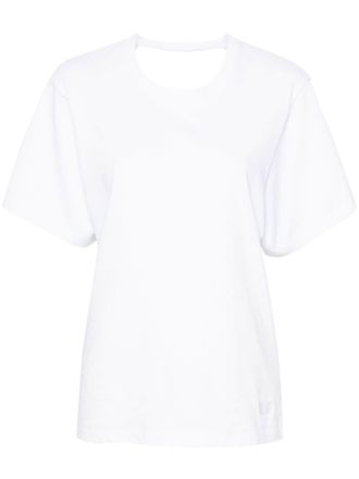 Iro Edjy open-back cotton T-shirt - White