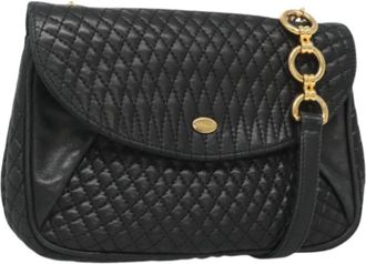 Bally Tweedehands leren schoudertassen - Dames - Vintage Schoudertas - Zwart - ONE Size - Leer - Vintage