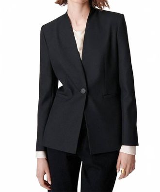 Vanessa Bruno Diona Short Suit Jacket In Black