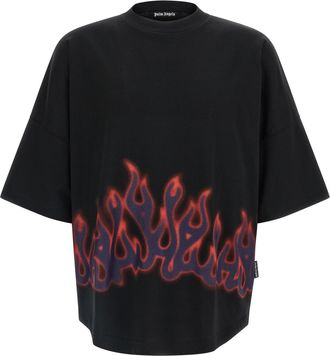 Palm Angels Flames T Shirt
