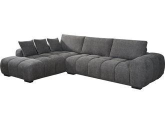 Habitat et Jardin Divano Angolare In Tessuto monceau - 3 Posti - Grigio