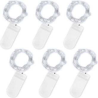 OEM Iluminaci&oacute;n Ambiental, 2 Metros De Largo, Cable De Cobre Impermeable De 20 Mm Con Luces Led, Ideal Para Cumplea&ntilde;os, Fiestas, Colores C&aacute;lidos