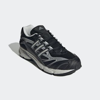 adidas Sneaker ADIDAS ORIGINALS TEMPER RUN 2.0, Herren, Gr. 44,5, schwarz (core schwarz, grau one, grau five), Synthetik, Textil, Schuhe Sneaker