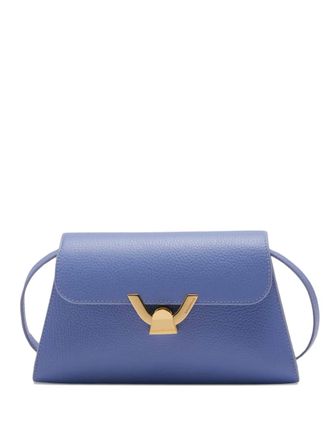 Coccinelle Dew leather shoulder bag - Blue
