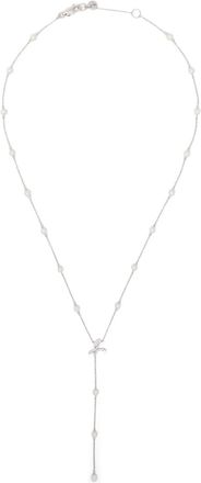 agn&egrave;s b. pearl pendant necklace - women - Metal/silver - One Size