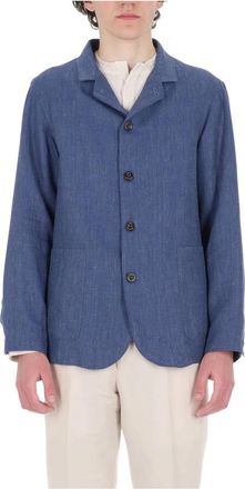 Finamore Tailored Jacket Frans - Heren - Blazers - Blauw - XL - Wol - Jassen