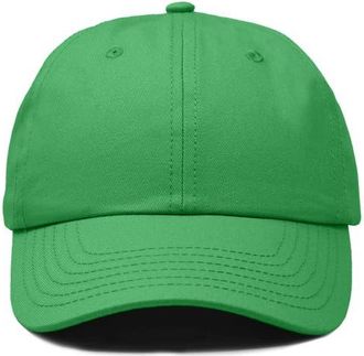 Dalix Classic Cotton Dad Cap in Kelly Green at Nordstrom