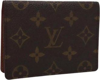 Louis Vuitton Pre-owned Wallets, female, Brown, Size: ONE SIZE Pre-owned Vintage Canvas Wallet