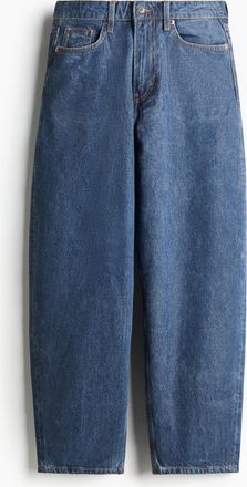 H&M Barrel High Jeans - Helles Denimblau