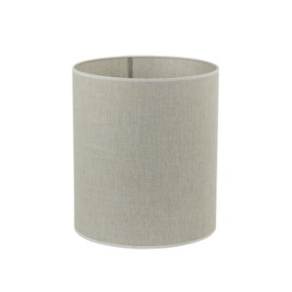 Light & Living Pantalla De L&aacute;mpara - Breska - Blanco - Textil - - Light&living