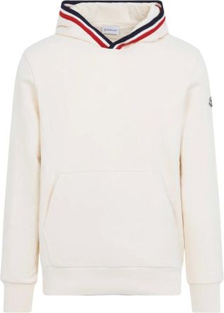 Moncler Sudadera con Capucha - Sweatshirts & Hoodies - Hombre - Blanco - XL