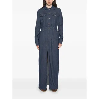 7 For All Mankind Utility Dress - Blue