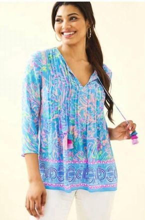 Lilly Pulitzer Marlina Tunic In Multicolor