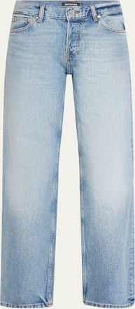 EB Denim Low-Rise Baggy Jeans