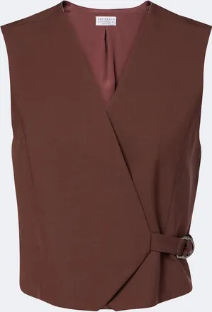 Brunello Cucinelli Monili wool-blend vest