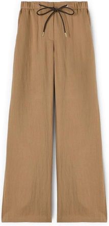 Motivi Wide Broeken - Dames - Wijde Broeken - Beige - S - Broeken