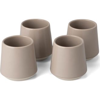 Fable Interiors The Cups Set of 4 Cups in Desert Taupe at Nordstrom