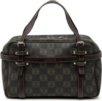 Loewe Pre-owned Handbags, female, Brown, Size: ONE SIZE Pre-owned Structured Top Handle Bag