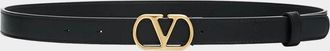 Valentino Garavani VLogo Signature Leather Belt, 20MM