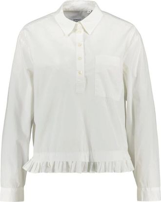 Emily van den Bergh Overhemden, Dames, Wit, XL, Blouses