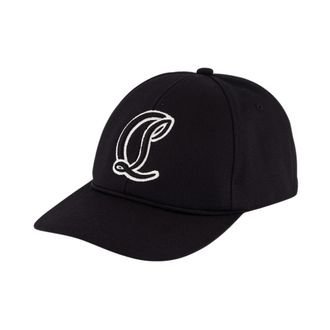 Christian Louboutin Mooncrest Ivy AC Cap - Heren - Petten - Zwart - S - Katoen - Accessoires