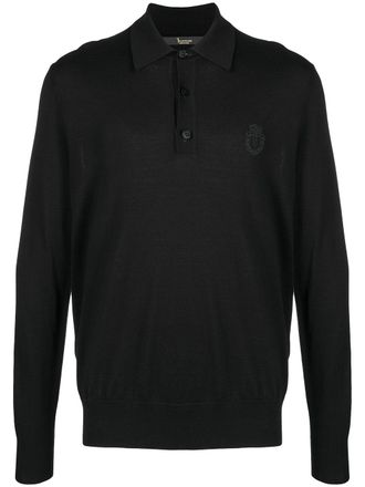 Billionaire Boys Club crest embroidery cotton jumper - men - Cotton - L - Black