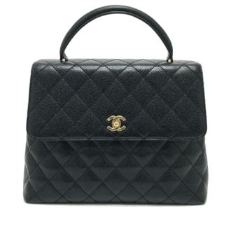 Chanel Pre-owned Leather chanel-bags - Dames - Pre-owned - Zwart - Maat: ONE Size Leer