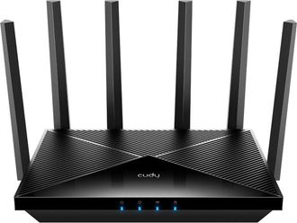 Abacus Cudy Wr6500 Router Inal&aacute;mbrico Gigabit Ethernet Doble Banda (2,4 Ghz / 5 Ghz) Negro