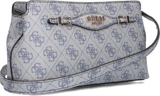 Guess Tassen, Dames, Blauw, ONE Size, Wol, Blauwe Leren Crossbody Tas voor Vrouwen