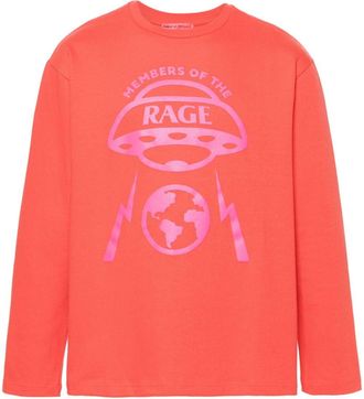 Members of the Rage Spaceship cotton T-shirt - men - Cotton - M - Red