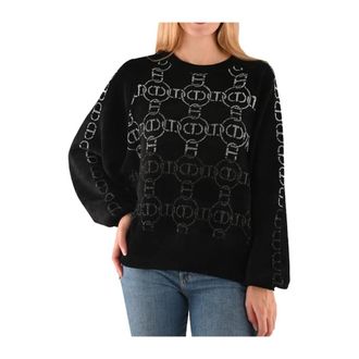 Twinset Truien met ronde hals - Dames - Ronde hals truien - Zwart - L - Truien & Vesten