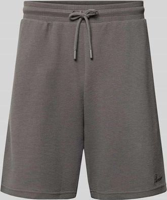 Review Shorts mit Strukturmuster in Dunkelgrau, Gr&ouml;&szlig;e XXL