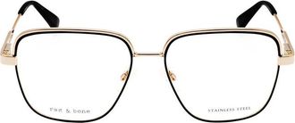 Rag & Bone Ladies Black Square Eyeglass Frames RNB3075/G-2