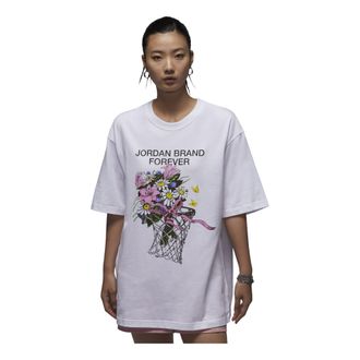 Nike Jordan (WMNS) Air Jordan Oversized Graphic T-Shirt Asia Sizing White FV7120-100