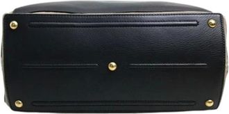 Saint Laurent Pre-owned Handbags, female, Black, Size: ONE SIZE Pre-owned Canvas Handbag