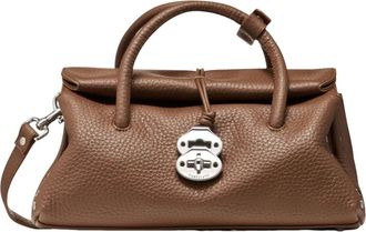 Zanellato Handtas met handvat - Dames - Tassen - Bruin - Maat: ONE Size Leer