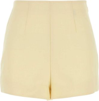 Ami Ami Pastel Yellow Wool Shorts