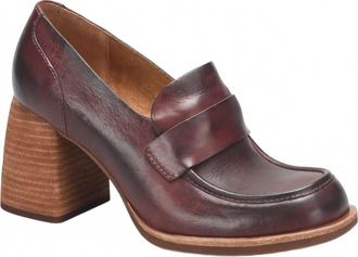 Kork-ease Womens Aston Loafer Pump In Burgundy
