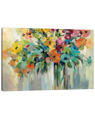iCanvas Cloud Of Flowers By Silvia Vassileva Wall Art