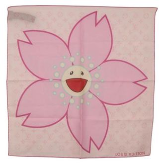 Louis Vuitton Pre-owned Canvas Scarf - Dames - Pre-owned - Roze - Maat: ONE Size